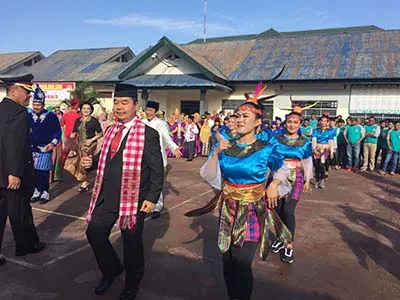  Warga Binaan Lapas Kendari Kenakan Baju Adat Saat Upacara HUT RI ke-73