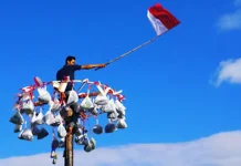 Atraksi Panjat Pinang Warnai Kemeriahan Hari Kemerdekaan di Wowanggu Atraksi Panjat Pinang Warnai Kemeriahan Hari Kemerdekaan di Wowanggu
