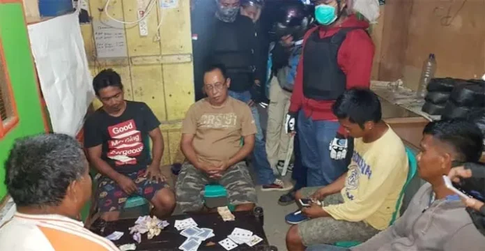 Meresahkan Warga, Lima Pemain Judi Ditahan Polres Kendari
