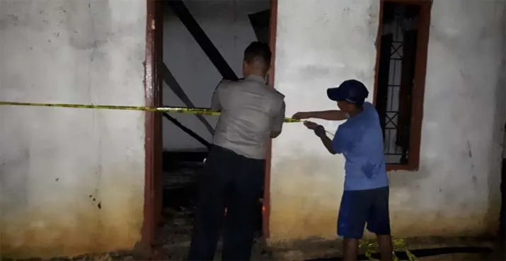 Rumah Kades di Mubar Terbakar