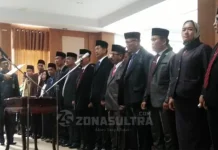 Lantik 140 Pejabat Eselon, Ruksamin: Jangan Korupsi dan Berpolitik Lantik 140 Pejabat Eselon, Ruksamin : Jangan Korupsi dan Berpolitik