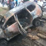Muat Jergen BBM, Mobil Ini Meledak Terbakar di Seputaran Eks MTQ Muat Jergen BBM, Mobil Ini Meledak Terbakar di Seputaran Eks MTQ