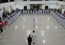 Bupati Bombana Kukuhkan 80 Anggota Paskibraka Bupati Bombana Kukuhkan 80 Anggota Paskibraka