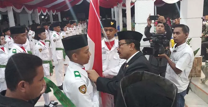 Kelelahan, Tiga Anggota Paskibraka Wakatobi Pingsan Usai Dikukuhkan