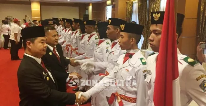 Kukuhkan Paskibraka Sultra, Ini Kata Teguh Setyabudi