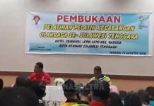 Bapopsi Latih 500 Pelatih Cabor di Sultra Bapopsi Latih 500 Pelatih Cabor di Sultra
