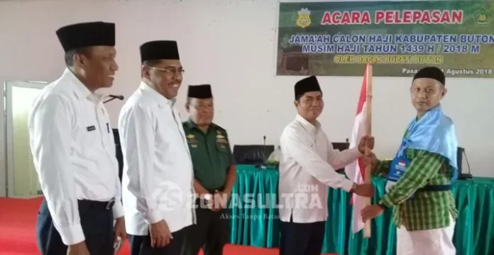pelepasan cjh buton Lepas 14 CJH, Ini Pesan Bupati Buton