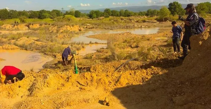 Polres Bombana Amankan Enam Orang Terduga Penambang Ilegal