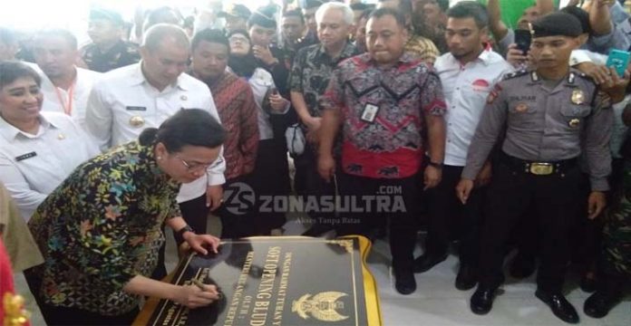 Mentri Keuangan Resmikan RSUD Konawe