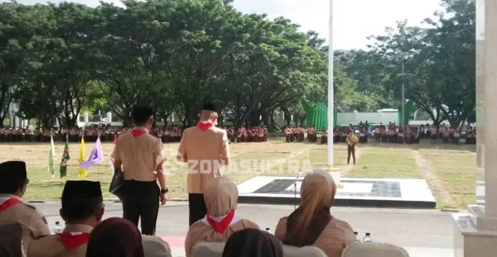 Hari Pramuka Ke- 57, Forkopinda Bombana Minta Pelajar Lebih Proaktif