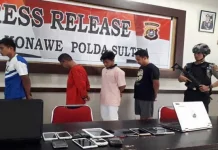 Polisi Bekuk Satu Keluarga Pencuri Lintas Kabupaten Tiga Pencuri Lintas Kabupaten Dibekuk di Konawe