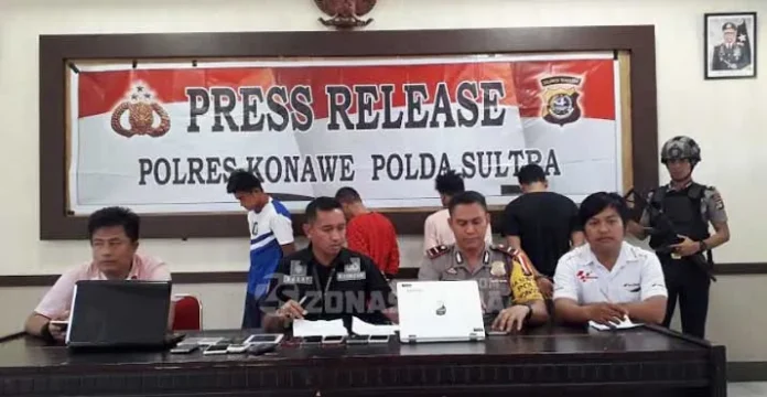 Tiga Pencuri Lintas Kabupaten Dibekuk di Konawe