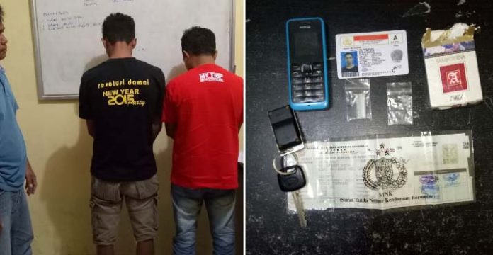 Satnarkoba Polres Kolut Bekuk Dua Pengedar Sabu