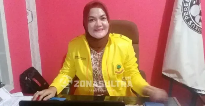 suleha andi bahar Ketua Dewan Pimpinan Daerah (DPD) Partai Berkarya Kota Kendari Suleha Andi Bahar
