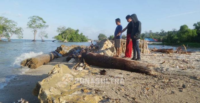 Talud yang Amburk di Konkep Diduga Proyek Prematur