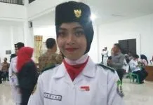 Si Cantik dari Poleang Pimpin Paskibraka Bombana Tasyah paskibraka bombana