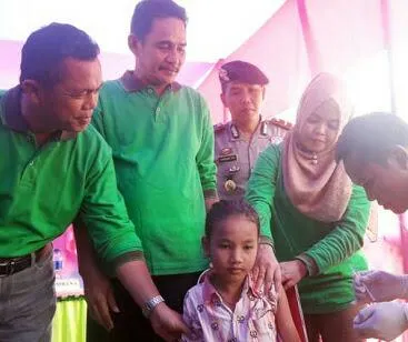 16.451 Anak di Bombana Telah Divaksin MR