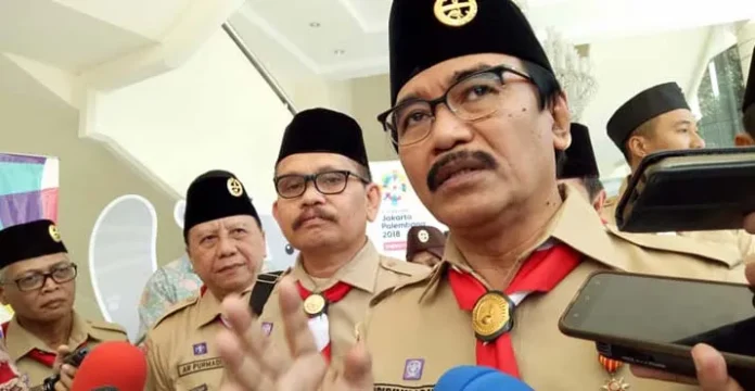 Calon Ketua Kwartir Nasional (Kwarnas) Gerakan Pramuka Adhyaksa Dault
