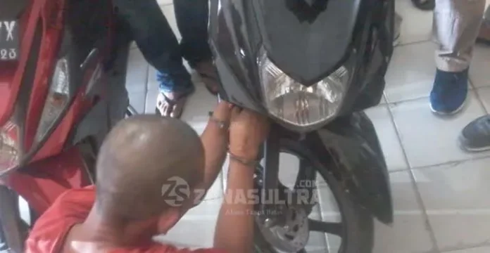 Bermodal Gunting, Pria Ini Curi 10 Motor di Kendari