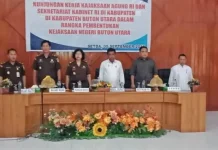Kajagung dan Seskab RI Tinjau Kesiapan Pembentukan Kejari Butur Kajagung dan Seskab RI Tinjau Kesiapan Pembentukan Kejari Butur