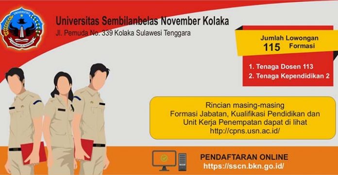 Buruan Daftar, USN Kolaka Buka 115 Formasi CPNS