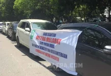 Insentif Dihapus, Pengemudi Taksi Online Demo Insentif Dihapus, Pengemudi Taksi Online Demo