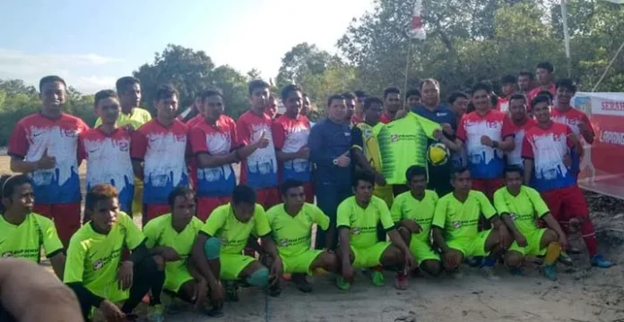 Ini Cara PT DSSP Power Kendari Dukung Pengembangan Sepak Bola di Konsel