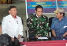 Tiba di Palu, Jokowi Perintahkan TNI Prioritaskan Evakuasi