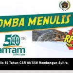Antam Peduli Kita! Juara 1 Lomba Menulis 50 Tahun CSR ANTAM Membangun Sultra, Kategori Pelajar