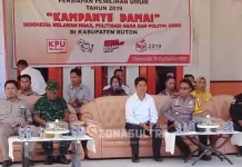 Lawan Hoaks, Politisasi SARA dan Politik Uang, KPUD Buton Gelar Kampanye Damai Lawan Hoaks, Politisasi SARA dan Politik Uang, KPUD Buton Gelar Kampanye Damai