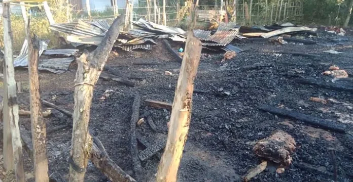 Ditinggal Pemiliknya ke Kebun, Satu Rumah di Mubar Terbakar