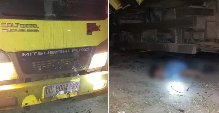 kecelakaan_fuso Remaja Asal Konut Tewas Tertabrak Truk Fuso