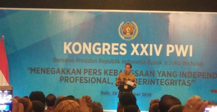 Jokowi Minta PWI Profesional dan Menjaga Independensi