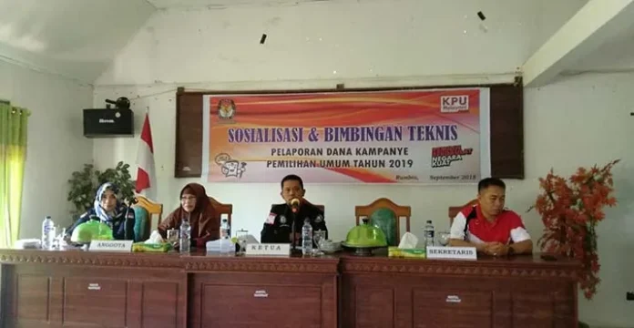 KPUD Bombana Imbau Peserta Pemilu Tepat Waktu Serahkan LADK