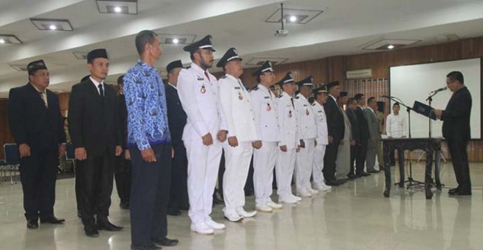 Plt Walikota Lantik 43 Pejabat Eselon II dan III