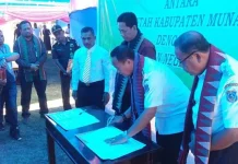 Ciptakan Mubar Bebas Korupsi, Pemda dan Kejari Muna Teken MoU Ciptakan Mubar Bebas Korupsi, Pemda dan Kejari Muna Teken MoU