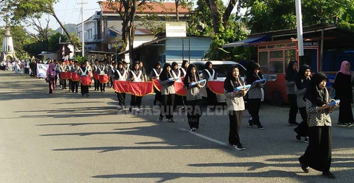 Kampanye 'Ayo ke Masjid' Warnai Peringatan Tahun Baru Islam di Butur, di Kolut Pawai Keliling Kota Lasusua