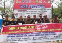 Komunitas Motor Muna dan Mubar Dukung Pemilu Damai Komunitas Motor Muna dan Mubar Dukung Pemilu Damai