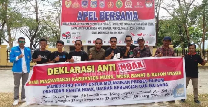 muna Komunitas Motor Muna dan Mubar Dukung Pemilu Damai