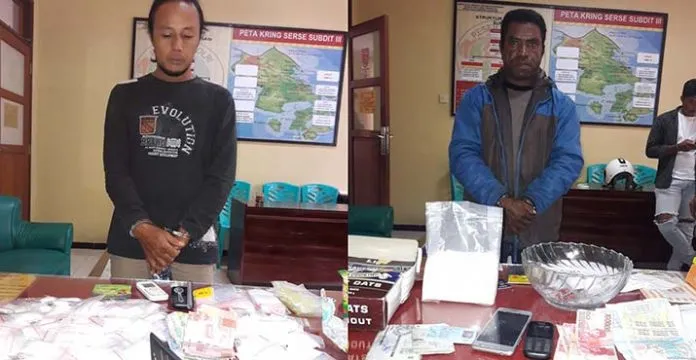 Simpan Sabu 1,1 Kilogram, Dua Pengedar di Kendari Dibekuk