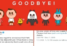 Resmi Ditutup, Path Ucapkan Selamat Tinggal pada Penggunanya ilustrasi path