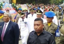 Ribuan Simpatisan Wali Kota Baubau dan Bupati Konawe Padati Lokasi Pelantikan Ribuan Simpatisan Wali Kota Baubau dan Bupati Konawe Padati Lokasi Pelantikan