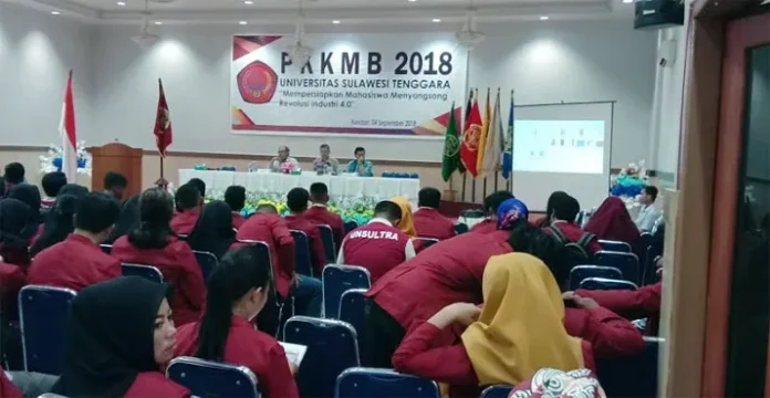 Ratusan Mahasiswa Baru Uni Sultra Ikuti PKKMB