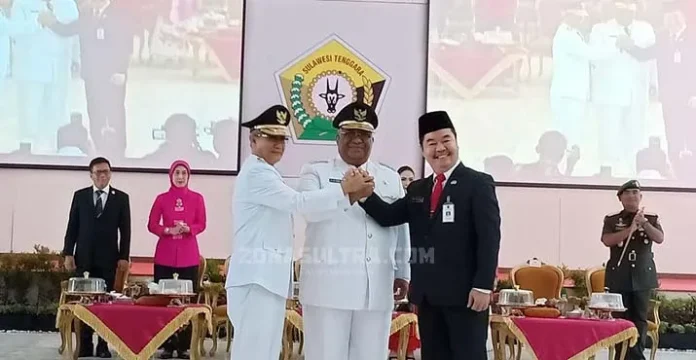 Teguh Setyabudi Resmi Serahkan Jabatan Gubernur ke Ali Mazi