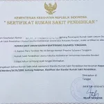 RSUD Bahteramas Raih Sertifikat RS Pendidikan Utama dari Kemenkes RSUD Bahteramas Raih Sertifikat RS Pendidikan Utama dari Kemenkes