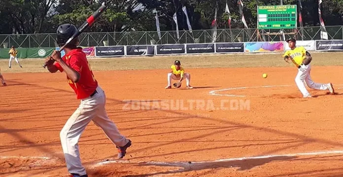 softball_menang Softball Putra Sultra Kembali Menang
