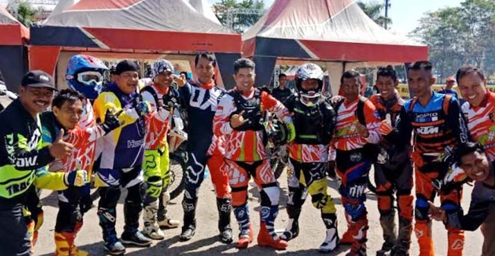 Seribu Rider Ramaikan Jelajah Merah Putih Alam Anoa