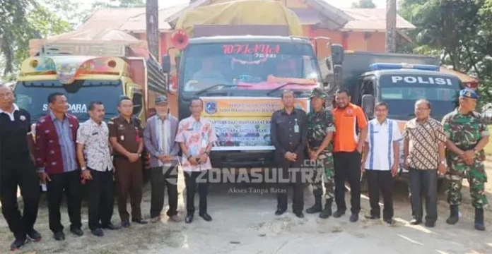 Peduli Palu-Donggala, Pemda Muna Salurkan Bantuan Senilai Rp.1,2 Miliar