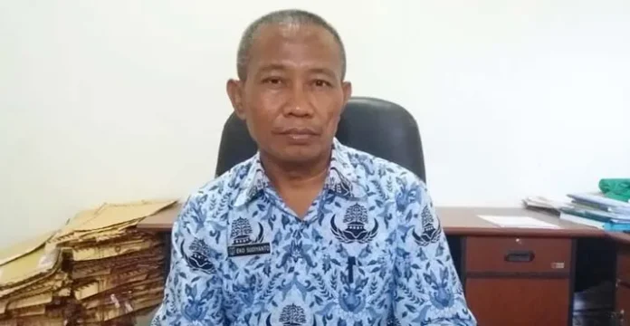 Sekretaris Badan Kepegawaian dan Diklat (BKD) Mubar Eko Sudiyanto