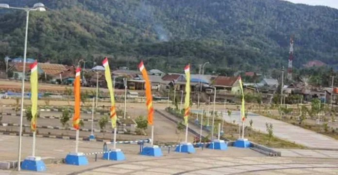 RTH_Bombana Ruang Terbuka Hikau (RTH) Kabupaten Bombana saat ini tengah dirancang menggunakan corak batik